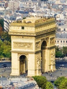 Arc-de-triomphe-and-unknown-soldier