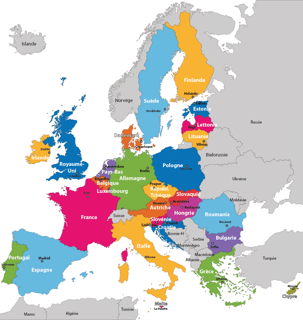 france-in-a nutshell-map-europe-with--european-union-borders